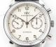 Super Clone IWC Schaffhausen Portugieser SS White Face Men Watch SWISS 7750 (3)_th.jpg